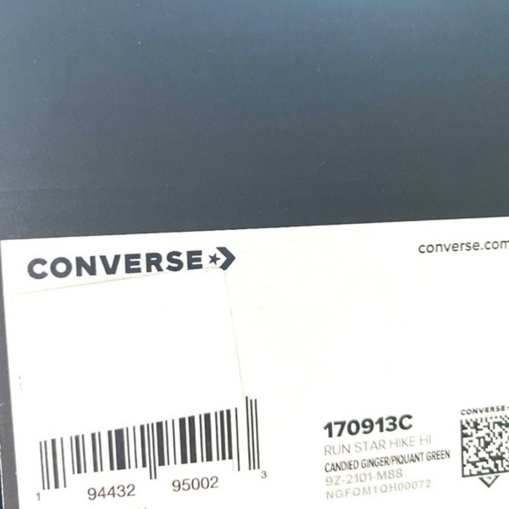 💖MEGA SALE💖Converse 170913C Women's 5.5 Run Star Hike High Candied Ginger Camo - Picture 9 of 9